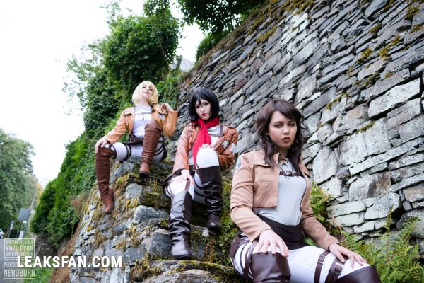 Mikomi Hokina, Virtual Geisha &amp;amp; Yuzupyon - Mikasa, Historia &amp;amp; genderbend Eren (Shingeki no kyojin) - 2