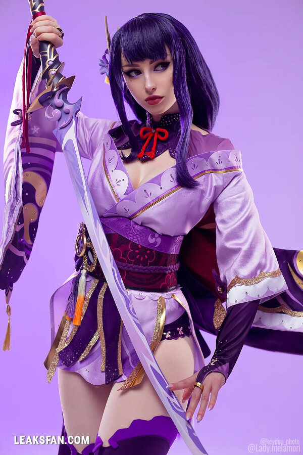 Lady Melamori - Raiden Shogun Lingerie (Full Set) - 1