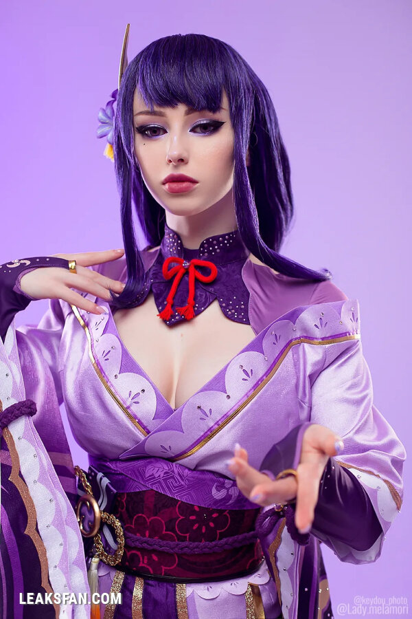 Lady Melamori - Raiden Shogun Lingerie (Full Set) - 2