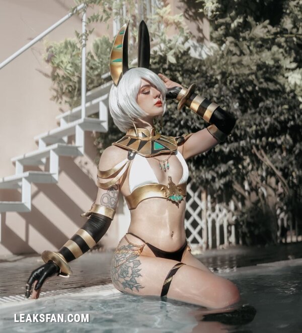 Alis Yume cosplay - 2B Anubis nude. Onlyfans, Patreon, Fansly leaked 7 nude photos and videos