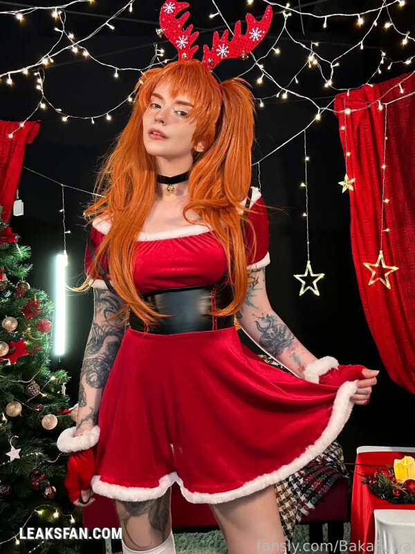 Baka Fuwa - Asuka Xmas nude. Onlyfans, Patreon leaked 44 nude photos and videos